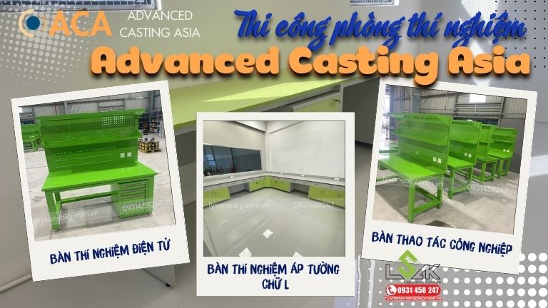 Dự Án Lắp Đặt Nội Thất Cho Công Ty Advanced Casting Asia Tại KCN Vsip 2A