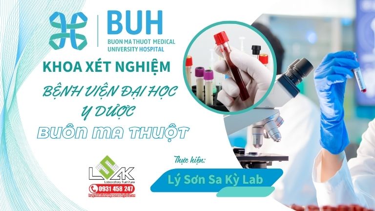 Thiết kế khoa xét nghiệm BV Đại học Y Dược Buôn Ma Thuột