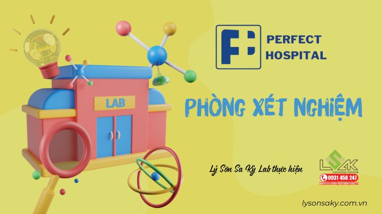 Thiết kế phòng xét nghiệm bệnh viện Perfect 