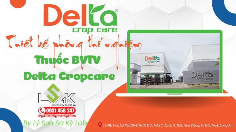 Thiết kế phòng thí nghiệm thuốc BVTV Delta Cropcare