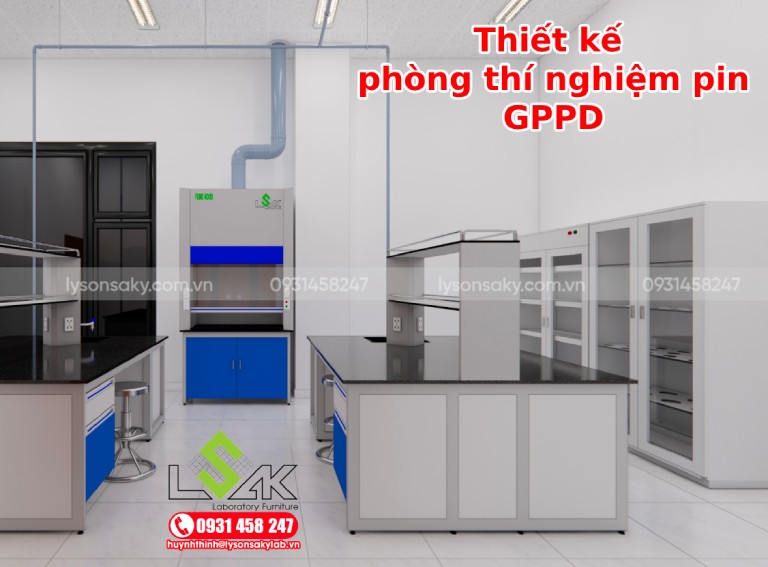 Thiết kế  phòng thí nghiệm pin GPPD