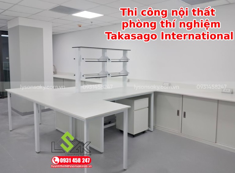 Thi công nội thất   phòng thí nghiệm Takasago International