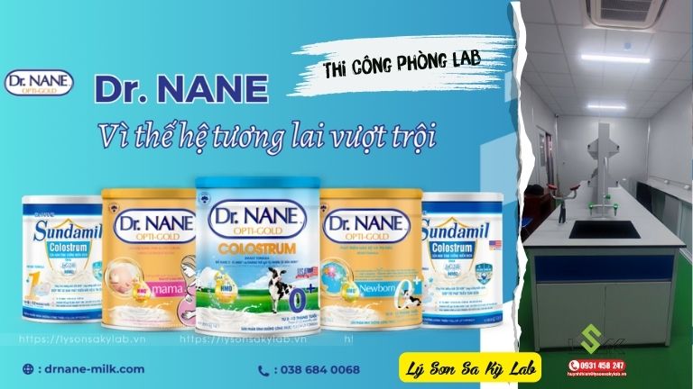 Lắp đặt nội thất phòng thí nghiệm Dược Dr. NANE.