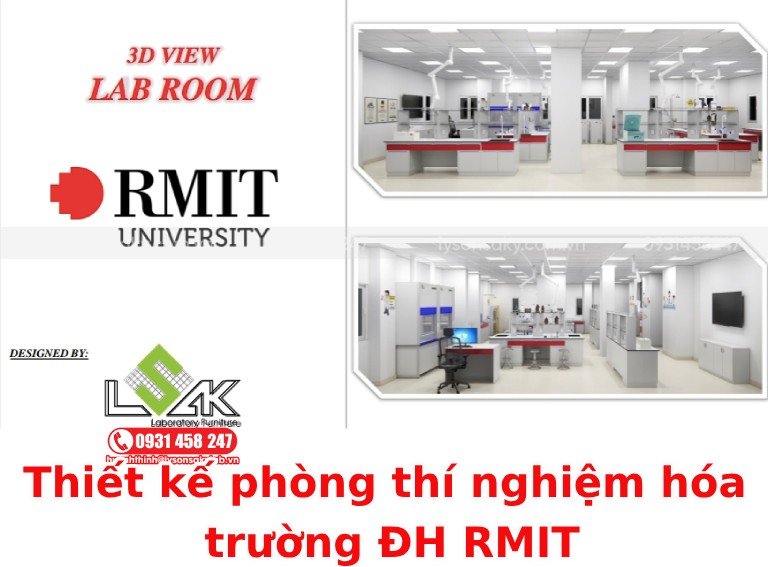 Thiết kế phòng thí nghiệm hóa trường ĐH RMIT