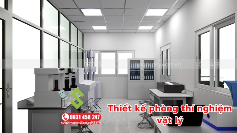 Thiết kế phòng thí nghiệm vật lý