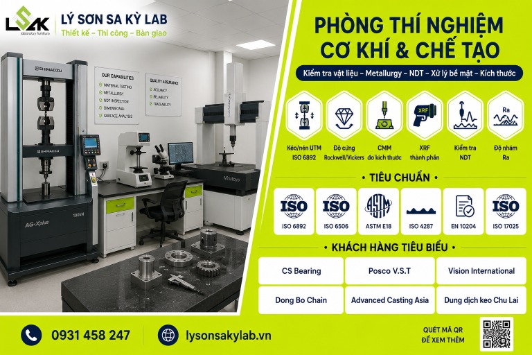 Phòng thí nghiệm cơ khí chế tạo
