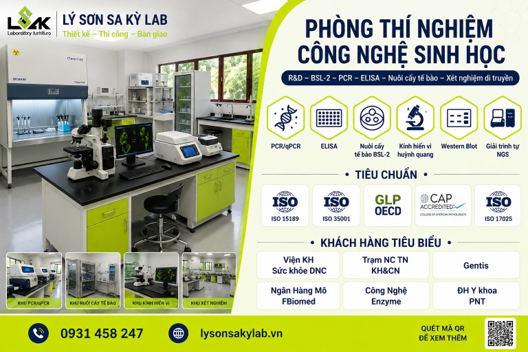 ​Phòng thí nghiệm công nghệ sinh học