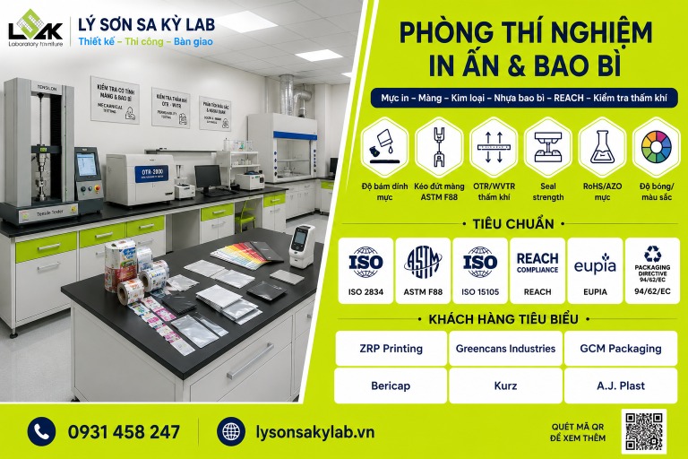 Phòng thí nghiệm bao bì in ấn