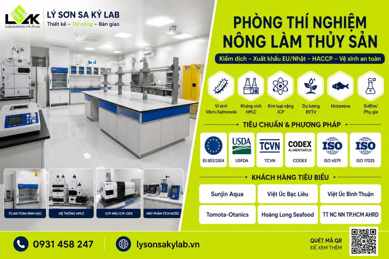 Phòng thí nghiệm nông lâm thủy sản 