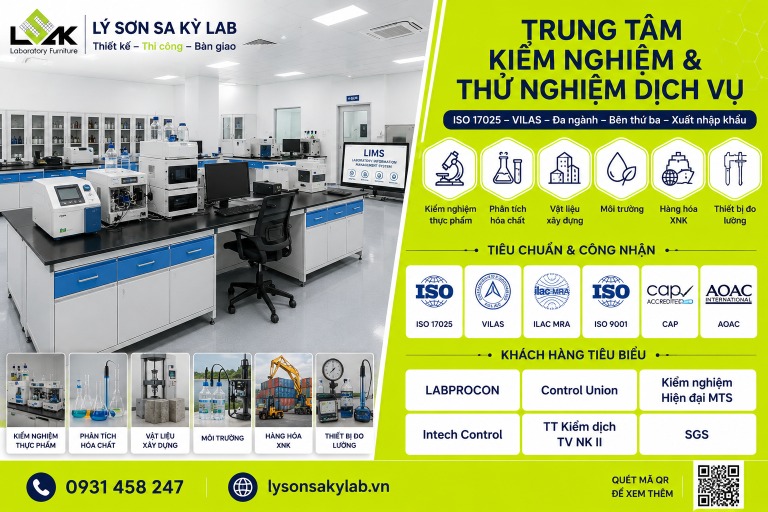 Trung tâm kiểm nghiệm kiểm định dịch vụ