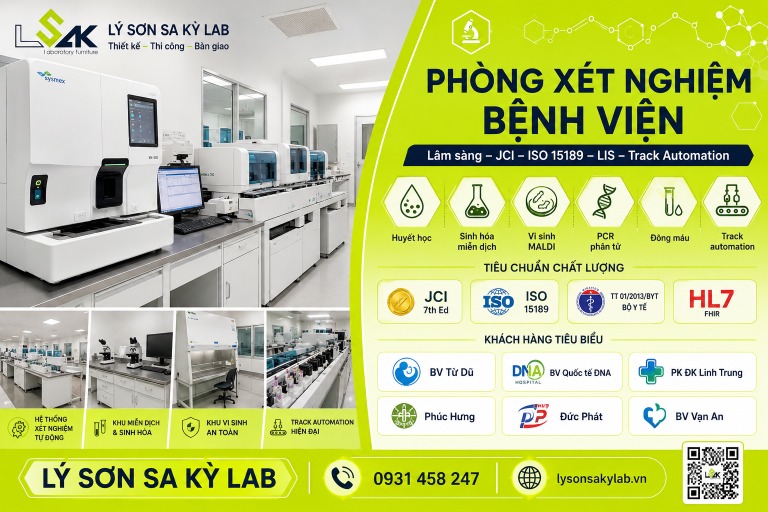 Phòng xét nghiệm bệnh viện