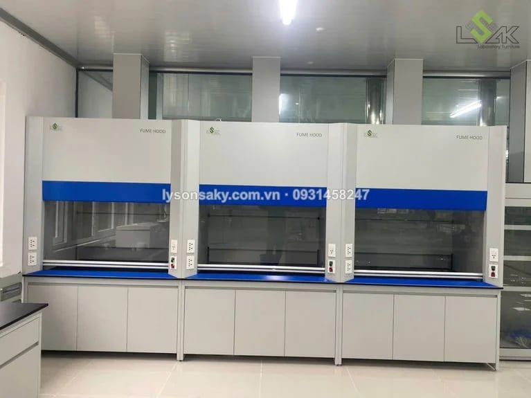 He tủ hút khí độc phòng thí nghiệm