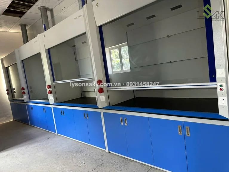 He tủ hút khí độc phòng thí nghiệm