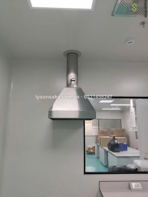 Chup hút inox phòng thí nghiệm