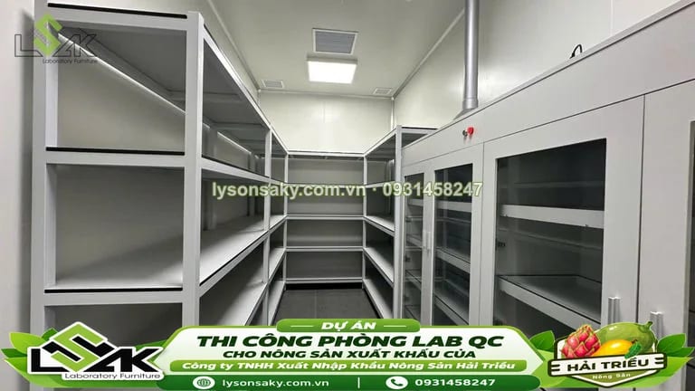 Hệ kệ và tủ dụng cụ cánh kính