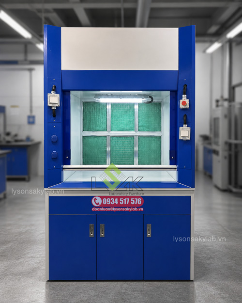 Tủ phun sơn spray booth phòng thí nghiệm 