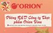 Lắp đặt nội thất phòng R&D Thực phẩm Orion Vina