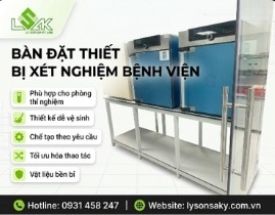 Bàn đặt thiết bị thí nghiệm
