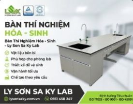 Bàn thí nghiệm Hóa - Sinh