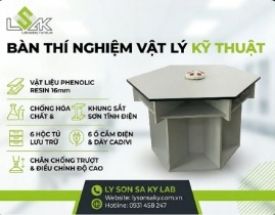 Bàn thí nghiệm Vật lý - Công nghệ