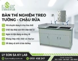 Bàn TN áp tường - Chậu rửa