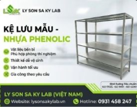Kệ lưu mẫu thí nghiệm - Phenolic