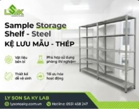 Kệ lưu mẫu thí nghiệm - thép
