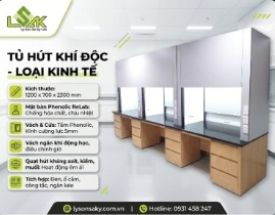 Tủ hút khí độc - Loại tiết kiệm