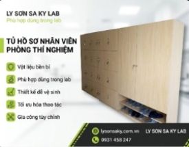 Tủ locker nhân viên phòng lab