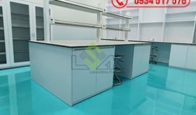 Thi công nội thất phòng lab Công ty TNHH Dược Mỹ Phẩm Sơn Tiên