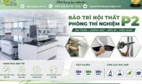 Bảo trì nội thất phòng thí nghiệm P2