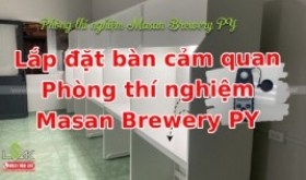 Lắp đặt bàn cảm quan phòng thí nghiệm Masan Brewery PY
