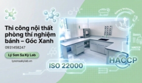 Lắp đặt bàn phòng thí nghiệm Vi Sinh Công ty TNHH MTV SX TM Góc Xanh