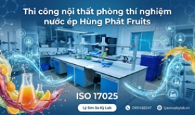Lắp đặt nội thất phòng thí nghiệm Công ty Sản xuất trái cây Hùng Phát Fruits