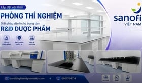Lắp đặt nội thất phòng thí nghiệm cho Sanofi Việt Nam: Giải pháp tối ưu cho trung tâm R&D dược phẩm