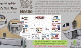 Lắp đặt nội thất phòng thí nghiệm Nestle Việt Nam