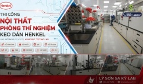 Thi công cải tạo phòng thí nghiệm ngành keo dán cho Henkel Adhesive Technologies Việt Nam tại Đồng N