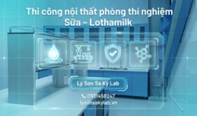Thi công lắp đặt nội thất phòng kiểm định Nhà Máy Sữa Bò Tươi Long Thành