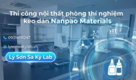 Thi công lắp đặt nội thất phòng lab trung tâm R&D Nanpao Material Việt Nam