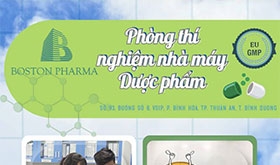 Thi công lắp đặt nội thất phòng thí nghiệm dược phẩm Boston Pharma