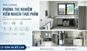 Thi công lắp đặt nội thất phòng vi sinh phô mai Cheese Pizza 4Ps 