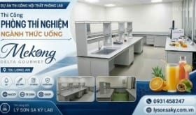 Thi công nội thất phòng lab Công ty Cổ phần Mekong Delta Gourmet (MDG)
