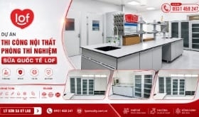 Thi công nội thất phòng lab Công ty Cổ phần Sữa Quốc Tế Lof