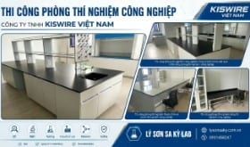 Thi công nội thất phòng lab Công ty TNHH Kiswire Việt Nam