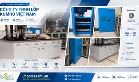 Thi công nội thất phòng lab Công ty TNHH Lốp Kumho Việt Nam