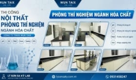 Thi công nội thất phòng lab Công ty TNHH Wun Taix