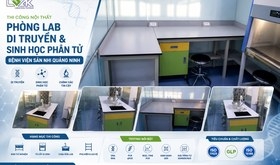 Thi công nội thất phòng lab di truyền và sinh học phân tử Bệnh viện Sản nhi Quảng Ninh