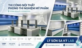 Thi công nội thất phòng lab mỹ phẩm Lyona Beauty & Cosmetics