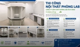 Thi Công Nội Thất Phòng Lab Ngành Hương Liệu Cho Công Ty Ếch Vàng