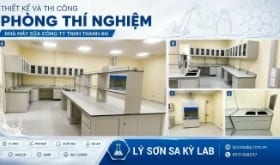 Thi công nội thất phòng lab Nhà máy sản xuất sữa ngũ cốc Công ty TNHH Thanh An